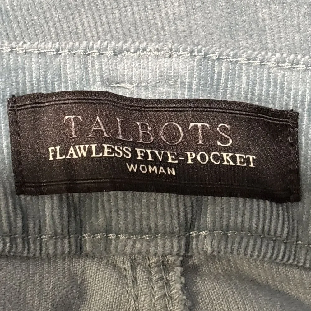 Talbots Teal Straight Leg Pants - Picture 9 of 12